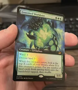 Famished Worldsire (Extended Art) 341 NM Foil EoE MTG - Image 2