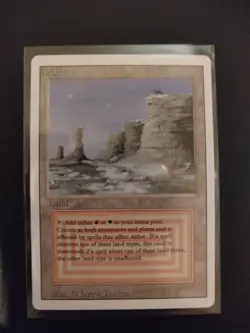 MTG MAGIC Cleaned and Retouched Plateau - Dual Land - Image 1