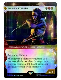MTG | Aya of Alexandria #0140 | Assassins Creed | Foil | NM | EN - Image 1