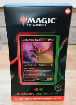 MTG Starter Commander Deck - Draconic Destruction - Brand New Sealed - Image 1
