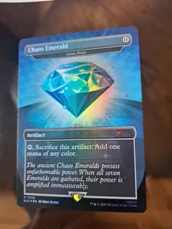 Chaos Emerald (7033) - Blue - Lotus Petal Foil - Sonic Secret Lair - Magic MTG - Image 3