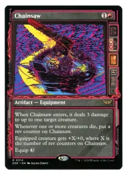 MTG | Chainsaw #0314 | Duskmourn: House of Horror | NM | EN - Image 1