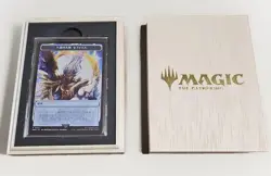 One Winged Angel Sephiroth Stainless Token Promo Final Fantasy MTG Wooden Box JP - Image 1
