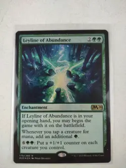 Leyline of Abundance - Core Set 2020 M20 Magic the Gathering MTG - NM+ Foil - Image 1