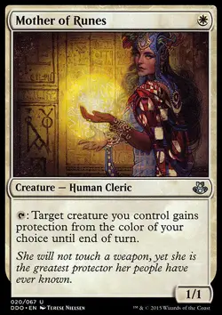MOTHER OF RUNES NM Elspeth vs Kiora MTG White - Unc - Image 1