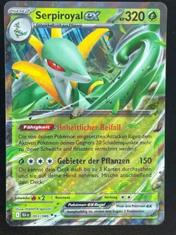 Serpiroyal Ex 003/086 Schwarze Blitze Deutsch NM Pokemon - Image 1
