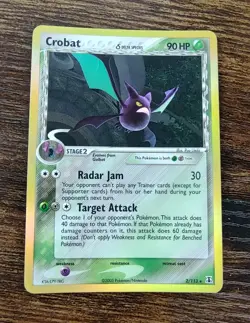 Pokemon Ex Delta Species Crobat 2/113 Holo Rare - Image 1