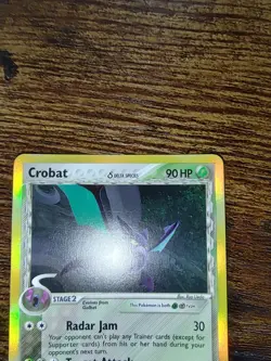 Pokemon Ex Delta Species Crobat 2/113 Holo Rare - Image 3