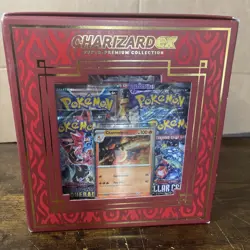 Pokemon TCG - Charizard ex Super Premium Collection 10 Packs, Promos, Figure new - Image 3