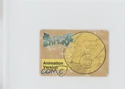 Pikachu Bandai Jumbo Carddass Pokemon Animation Version #025 1997 0cp0 - Image 2