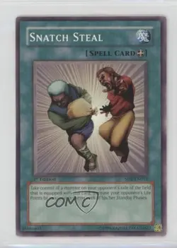 Snatch Steal 1st Ed. YuGiOh Zombie Madness Structure Deck #SD2-EN013 2005 0k8a - Image 1