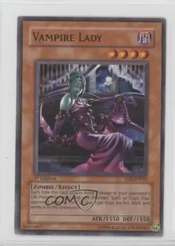 Vampire Lady 1st Ed. YuGiOh Zombie Madness Structure Deck #SD2-EN010 2005 0ie5 - Image 1