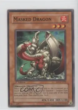 Dragon 1st Ed. YuGiOh 's Roar Structure Deck #SD1-EN009 2005 u3f - Image 1