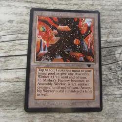 Magic The Gathering MTG Mishra's Factory Fall Antiquities LP Excellent Ungraded - Image 1