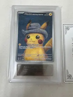 ARS 10 Pokemon Card Van Gogh Pikachu with Grey Felt Hat SVP EN 085 Promo W/COA - Image 2