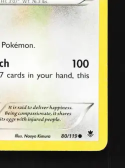 Chansey 80/119 NM Phantom Forces English Pokemon Card TCG - Image 3