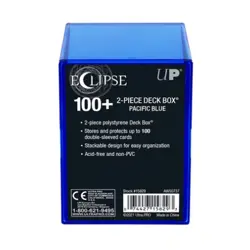 Ultra Pro Card Protection Eclipse 2-Piece 100+ Deck Box - Blue New - Image 1