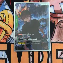 GUNDAM TCG CARD GAME DUO MAXWELL - GD01-090 R+ HOLO FOIL ENGLISH NEWTYPE RISING - Image 1