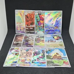 Korean AR Pokemon 12 card bundle - Heracross, Dugtrio, Illustration Rares IR - Image 1