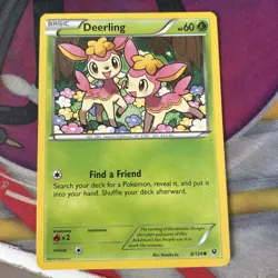 Deerling 8/124 Common Fates Collide XY Pokemon Card 2016 - Image 1