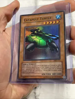 Yugioh! Catapult Turtle - MRD-075 - Super Rare - Unlimited Edition MP/LP Card - Image 1