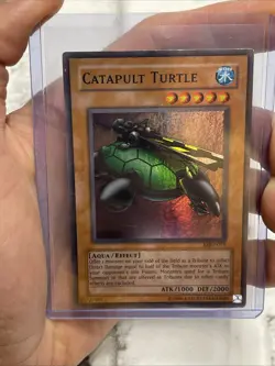 Yugioh! Catapult Turtle - MRD-075 - Super Rare - Unlimited Edition MP/LP Card - Image 2
