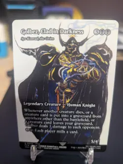 0010 Golbez Clad in Darkness Syr Konrad the Grim Showcase Final Fantasy MTG Card - Image 1