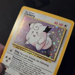 Pokemon Card - Clefairy 5/102 4th Print Base Set 1999-2000 WOTC Holo - NM/EX - Image 4
