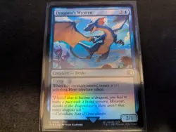 MTG Magic the Gathering FOIL Dragoon's Wyvern FIN! - Image 1