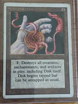 MTG: Nevinyrral's Disk Revised Edition: Lightly Played (Excellent) - Image 1
