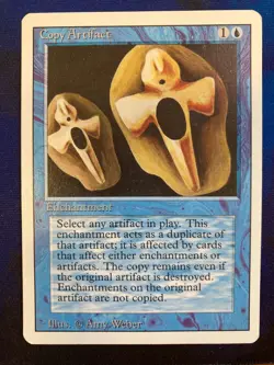 MTG Copy Artifact Revised Lightly Played Magic the Gathering - Image 1