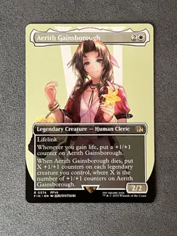 MTG - Aerith Gainsborough - Borderless - Final Fantasy - FIN 0374 - Image 1