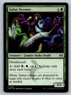 Sultai Devotee C 0160 - MTG Tarkir Dragonstorm (TDM) - Image 1