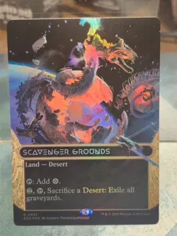 R 0037 Scavenger Grounds FOIL STELLAR SIGHTS Edge of Eternities MTG BORDERLESS - Image 1