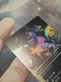 R 0037 Scavenger Grounds FOIL STELLAR SIGHTS Edge of Eternities MTG BORDERLESS - Image 2