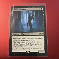 MTG 1x Dread Presence # 96 Core Set 2020 M20 Magic the Gathering Card x1 NM - Image 1