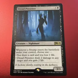 MTG 1x Dread Presence # 96 Core Set 2020 M20 Magic the Gathering Card x1 NM - Image 2