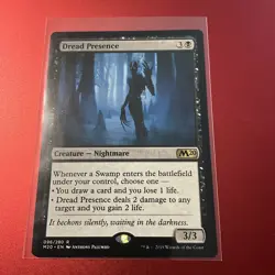 MTG 1x Dread Presence # 96 Core Set 2020 M20 Magic the Gathering Card x1 NM - Image 1