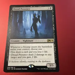 MTG 1x Dread Presence # 96 Core Set 2020 M20 Magic the Gathering Card x1 NM - Image 2