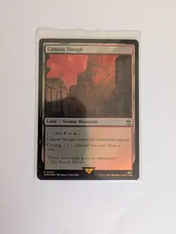 MtG Canyon Slough R Doctor Who Magic The Gathering NM/M - Image 1