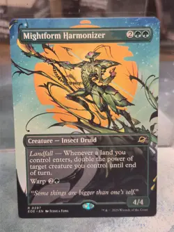 R 0297 Mightform Harmonizer TRIUMPHANT BORDERLESS Edge of Eternities MTG Card - Image 1
