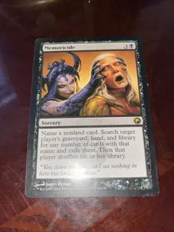Memoricide Non-Foil Rare Sorcery 69/249 MTG Scars of Mirrodin TCG card TRADING - Image 1