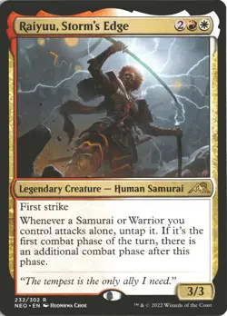 MTG Raiyuu, Storm's Edge (232) *Non-Foil* Base Rare Kamigawa: Neon Dynasty MT/NM - Image 1