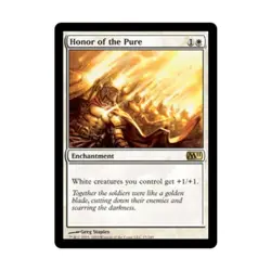 WOTC MtG M11 Honor of the Pure (R) (Foil) EX - Image 1