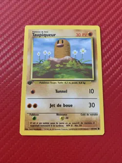Carte Pokemon Taupiqueur 47/102 Edition 1 Set de Base Wizards FR - Image 1