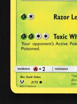 Ivysaur 2/73 NM Shining Legends English Pokemon Card TCG - Image 2