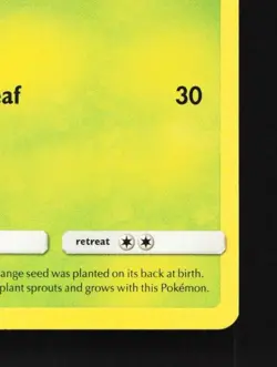 Bulbasaur 1/73 NM Shining Legends English Pokemon Card TCG - Image 3