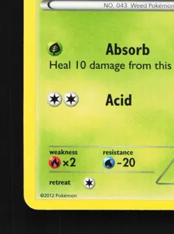 Oddish 1/149 NM Boundaries Crossed English Pokemon Card TCG - Image 2