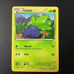 Oddish 1/149 NM Boundaries Crossed English Pokemon Card TCG - Image 1