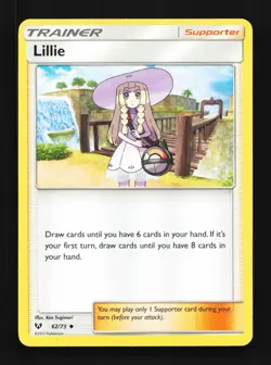 Lillie 62/73 NM Shining Legends English Pokemon Card TCG - Image 1